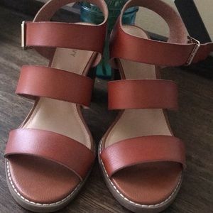 Strappy sandal wedges